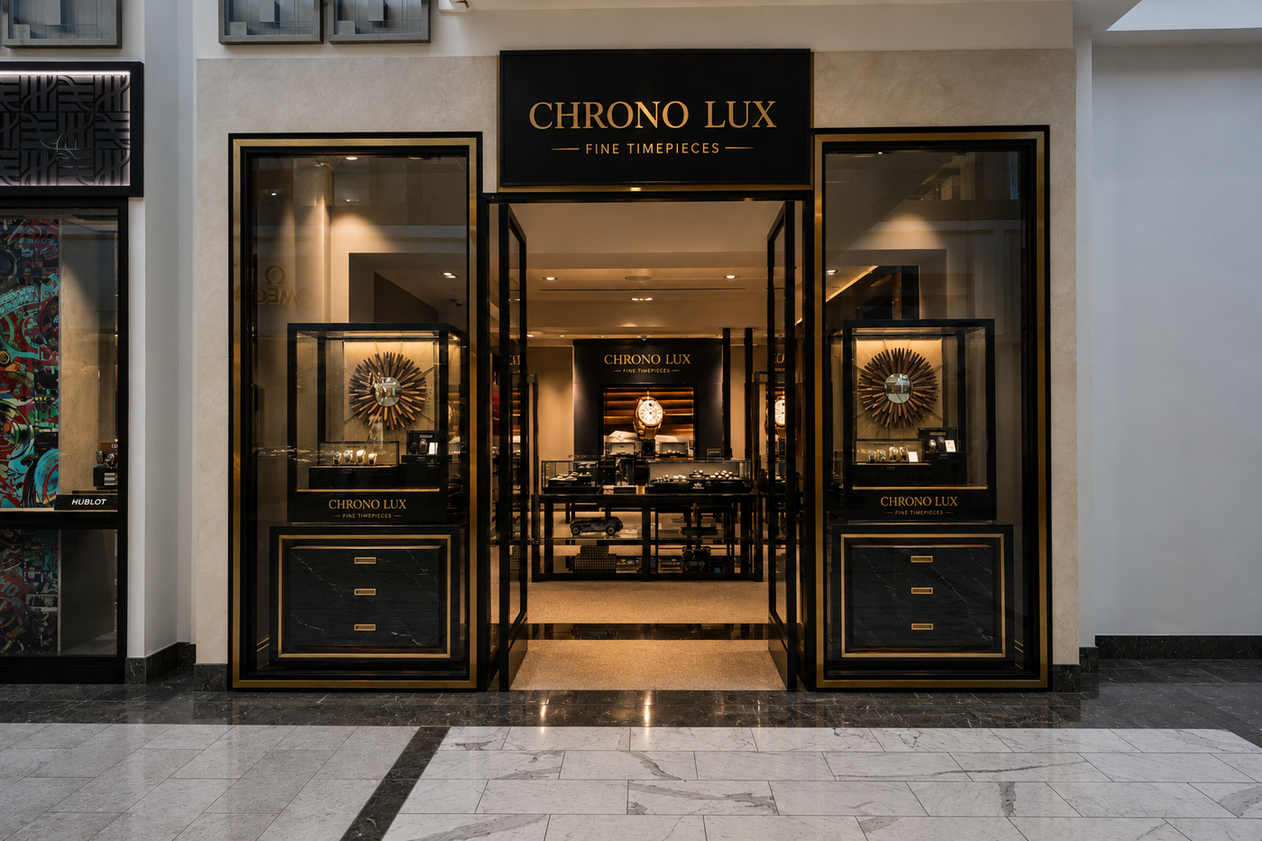 Boutique di lusso ChronoLux