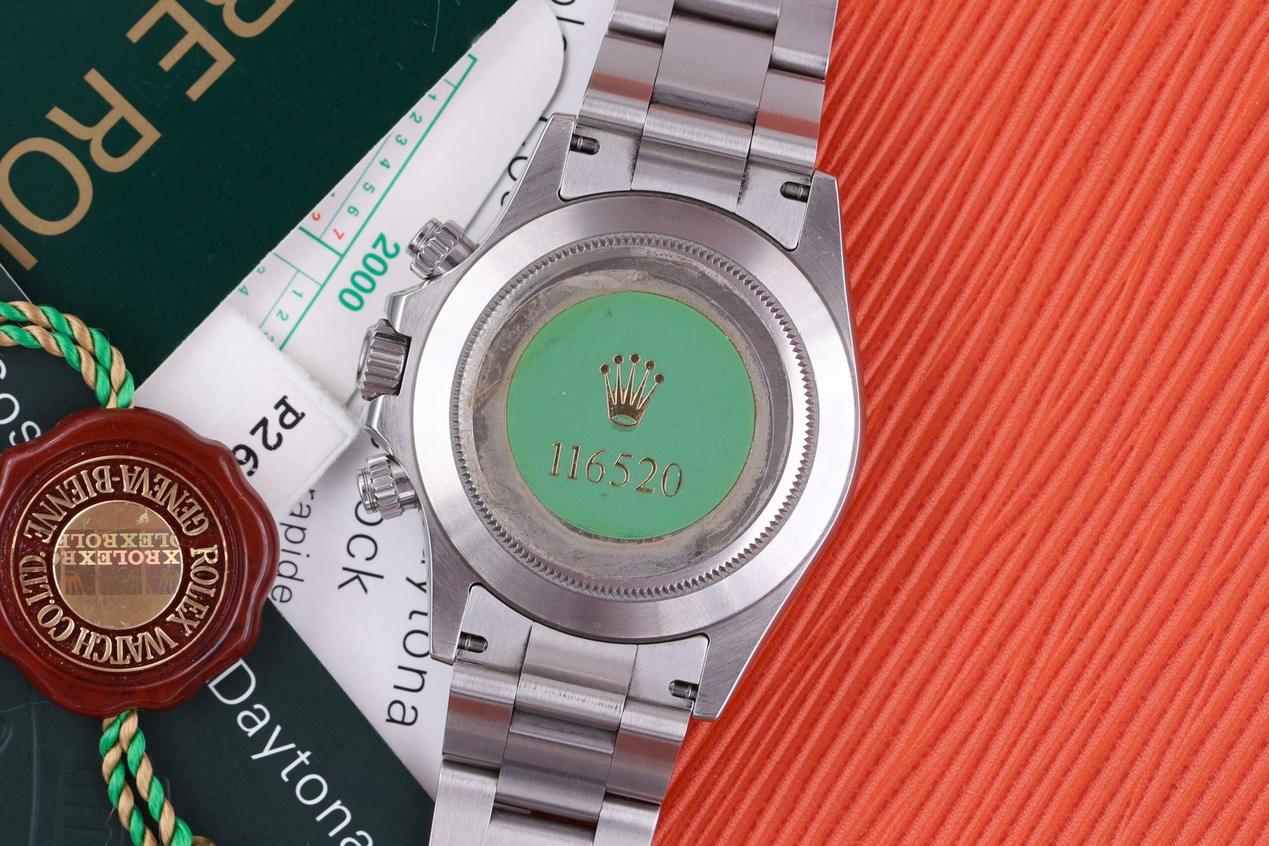 Rolex Daytona 116520 – P2 Serial – First Series – VERY RARE – Slightly Cream – Full Set – 2000 24.490 €