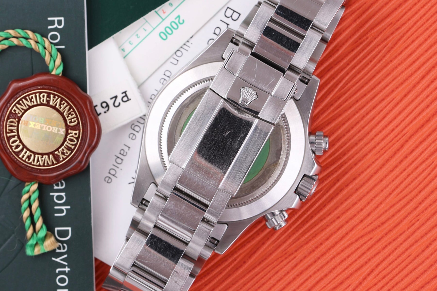 Rolex Daytona 116520 – P2 Serial – First Series – VERY RARE – Slightly Cream – Full Set – 2000 24.490 €