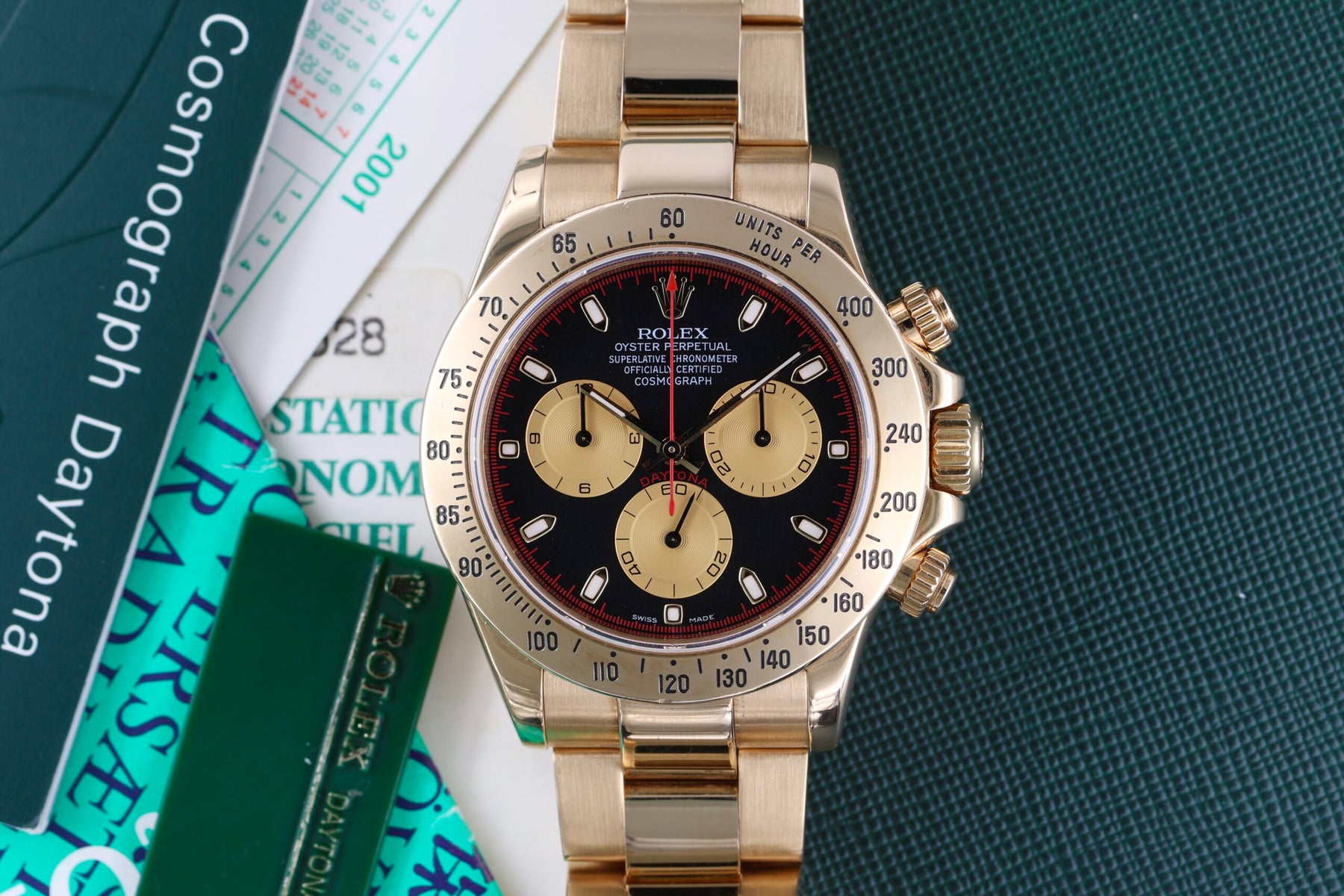 Rolex Daytona 116528 – Paul Newman Dial – Full Set – Excellent Condition – 2001
