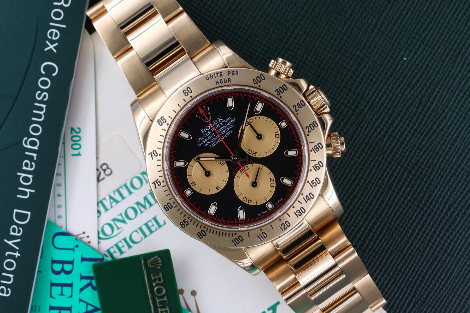 Rolex Daytona 116528 – Paul Newman Dial – Full Set – Excellent Condition – 2001