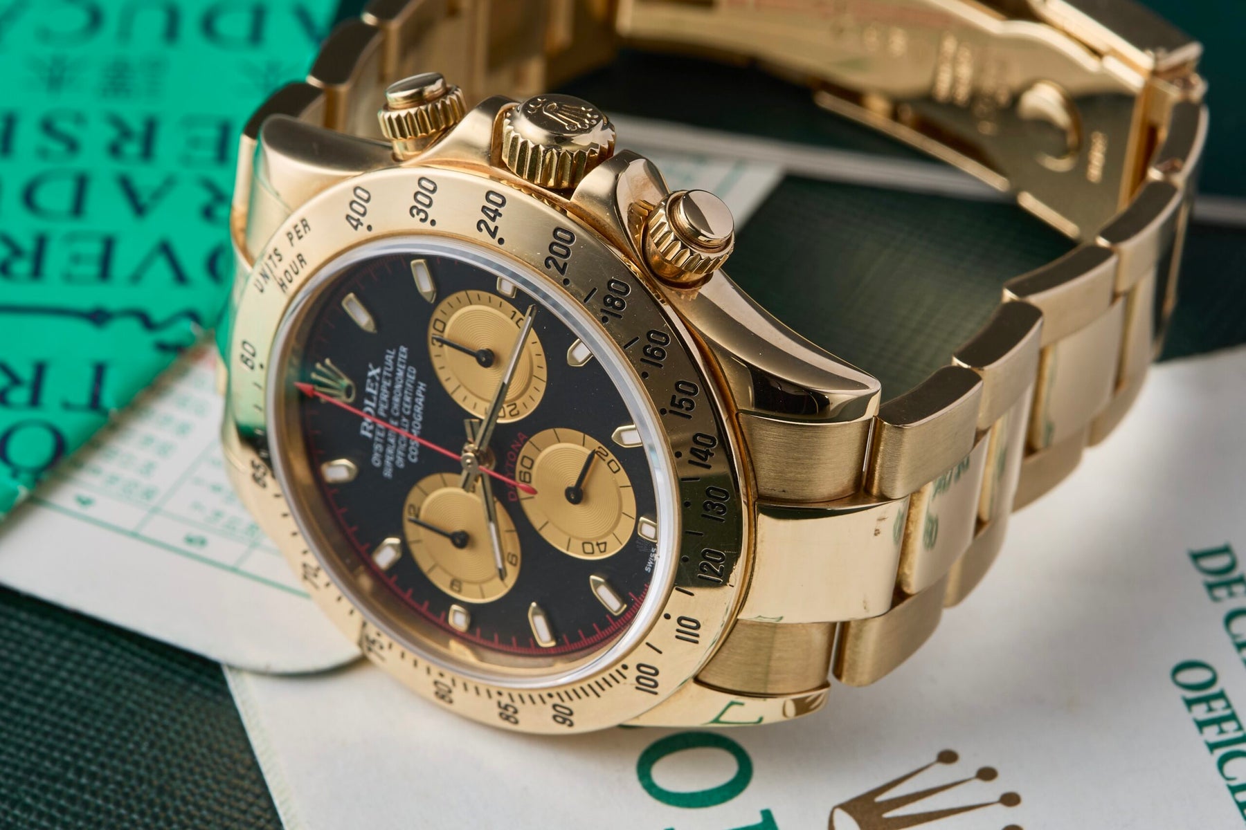 Rolex Daytona 116528 – Paul Newman Dial – Full Set – Excellent Condition – 2001