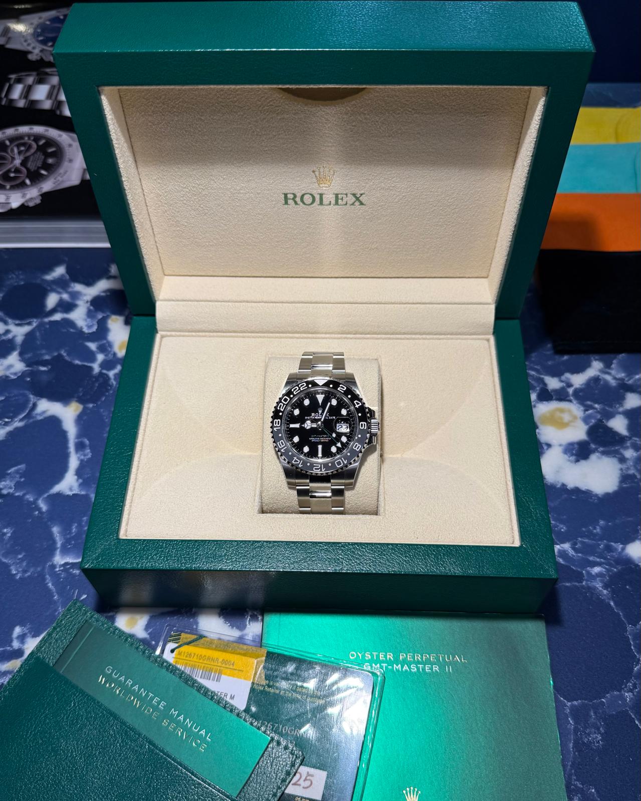Rolex GMT 126710 GRNR