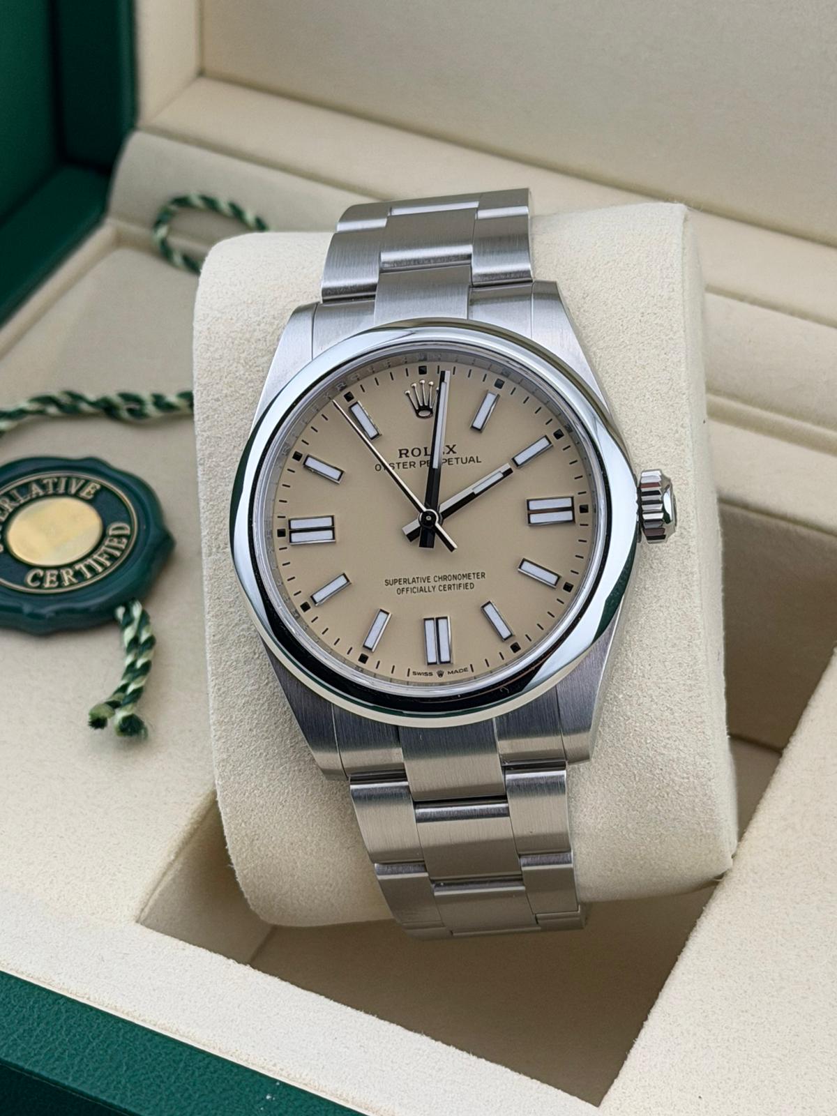 Rolex Oyster Perpetual Stainless Dial 134300