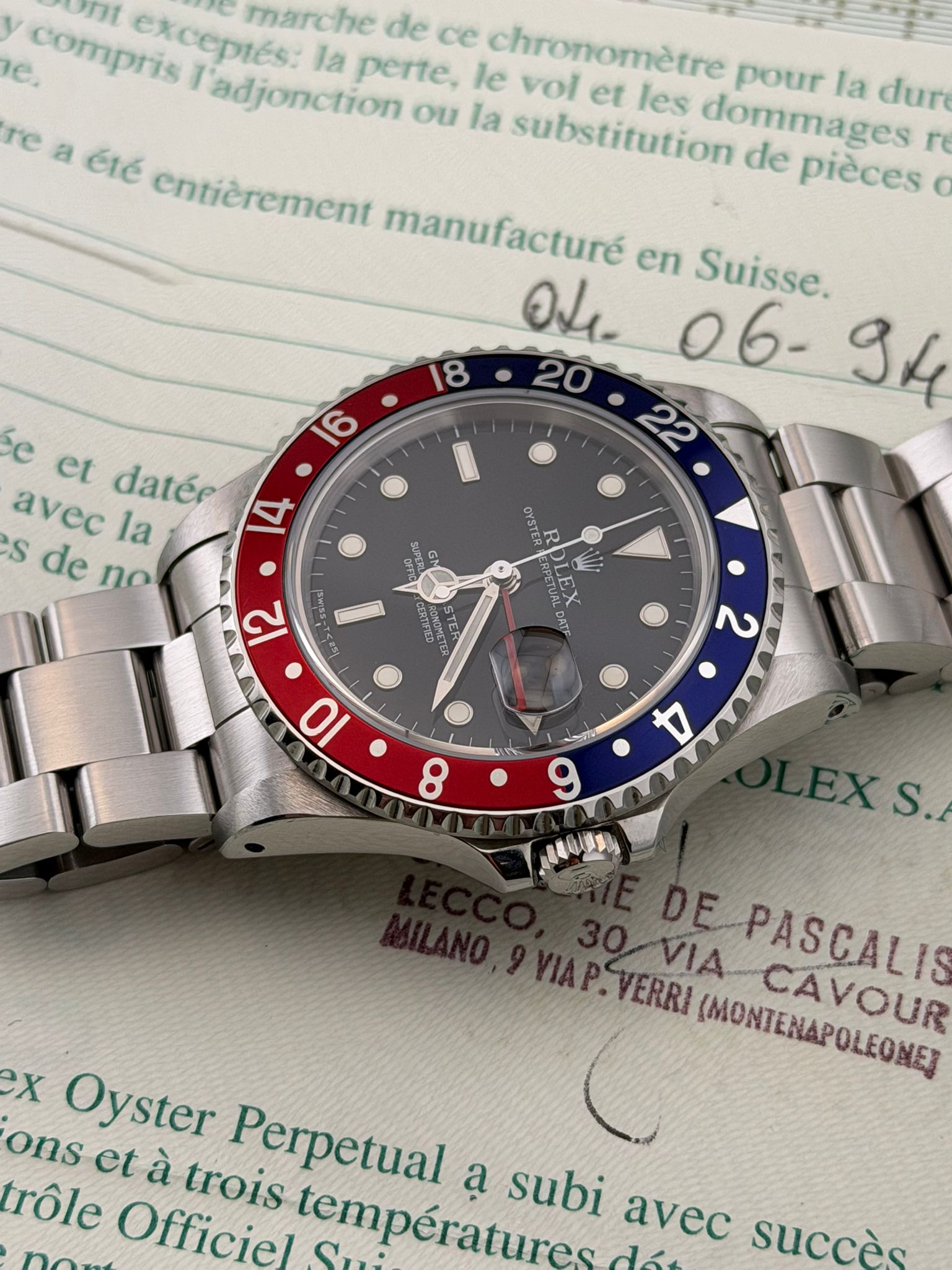Rolex GMT-Master “Pepsi” 16700