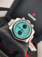 Tudor Black Bay Chrono Flamingo Blu 79360N